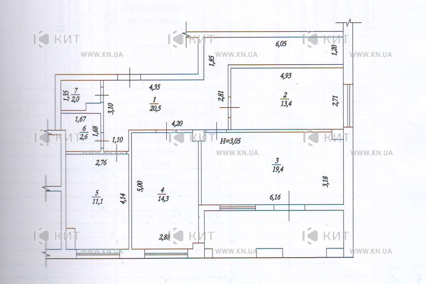 Продаж квартири Харків, Центр, 93.1м²