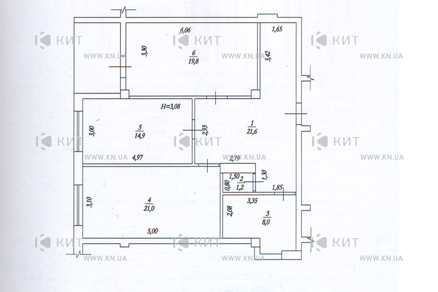 Продаж квартири Харків, Центр, 92.1м²