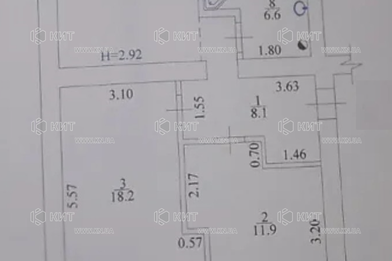 Продаж квартири Харків, Павлове Поле, 77м²