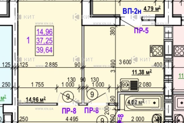Продаж квартири Харків, Салтівка(Г.Праці,Студ.), 39.64м²