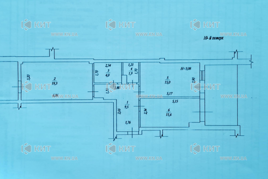 Продаж квартири Харків, Центр, 73.3м²