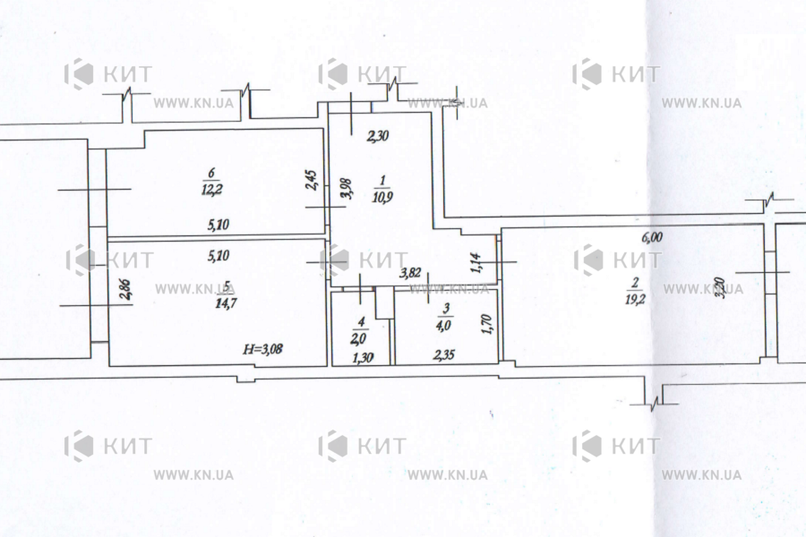 Продаж квартири Харків, Центр, 75.7м²