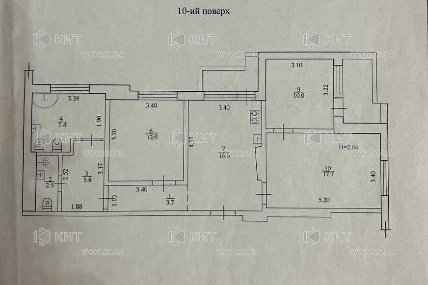 Продажа квартиры Харьков, Алексеевка, 80м²