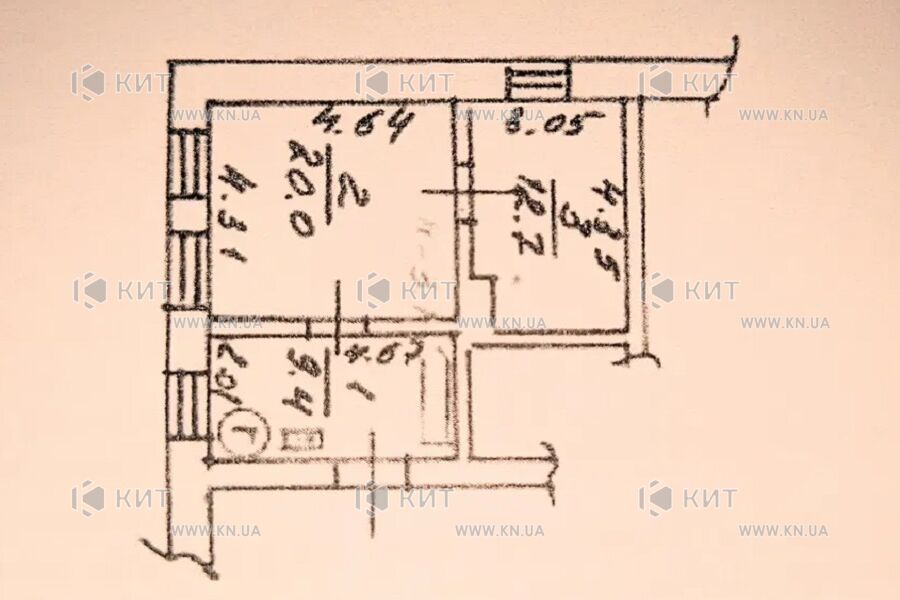 Продаж квартири Харків, Гагаріна, Спортивна, Захисників, 43м²
