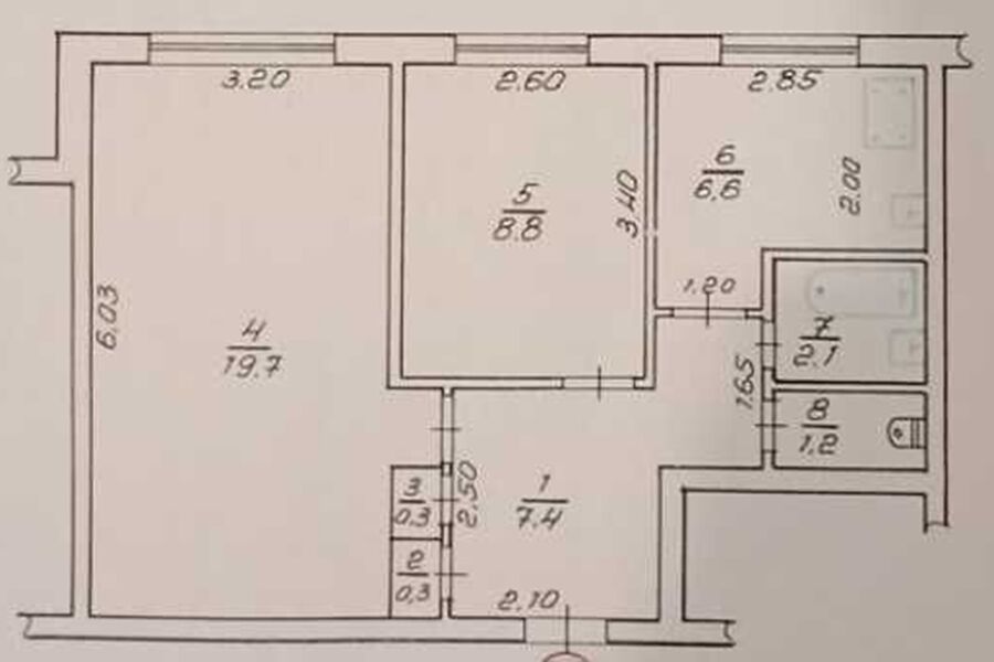 Продажа квартиры Харьков, Спортивная, Гагарина, Защитников, 47м²
