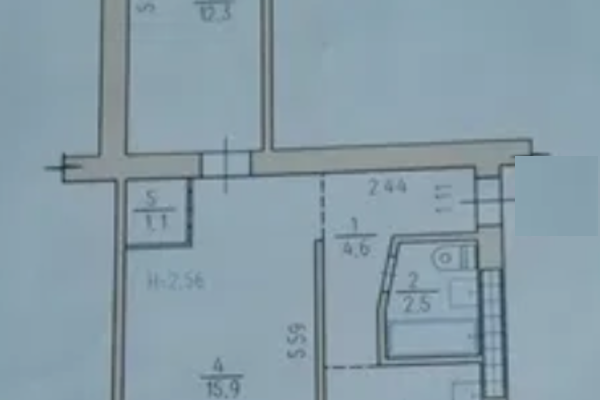 Продажа квартиры Харьков, Павлово Поле, 43м²