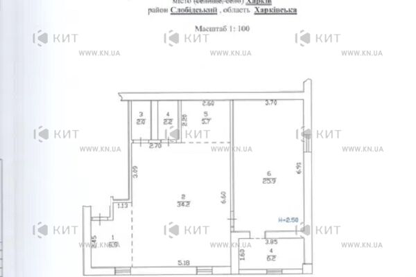 Продаж квартири Харків, Малишева, 83м²