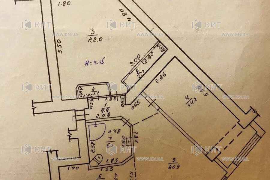 Продаж квартири Харків, Гагаріна, 82м²