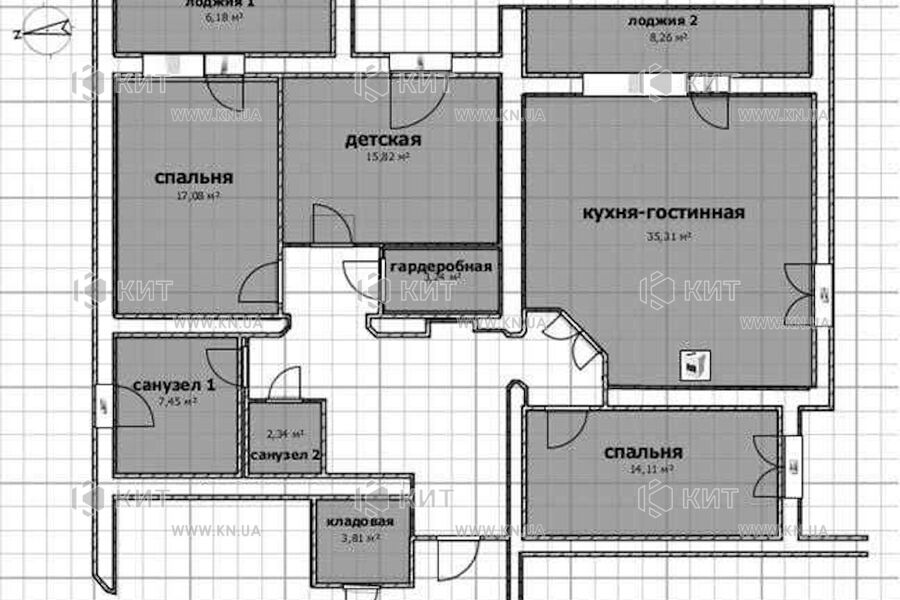 Продажа квартиры Харьков, Салтовка, 608 мрн., 123м²