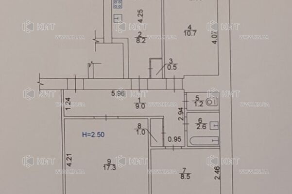 Продажа квартиры Харьков, Павлово Поле, 63м²