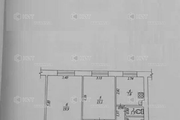 Продажа квартиры Харьков, Гагарина, Спортивная, Защитников, 52м²