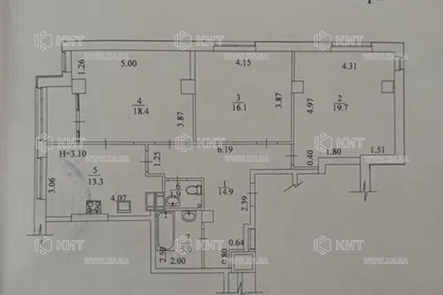 Продаж квартири Харків, Спорт.Гагар.Повст., 93м²