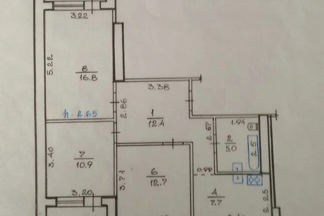 Продаж квартири Харків, Гагаріна, Спортивна, Захисників, 70м²