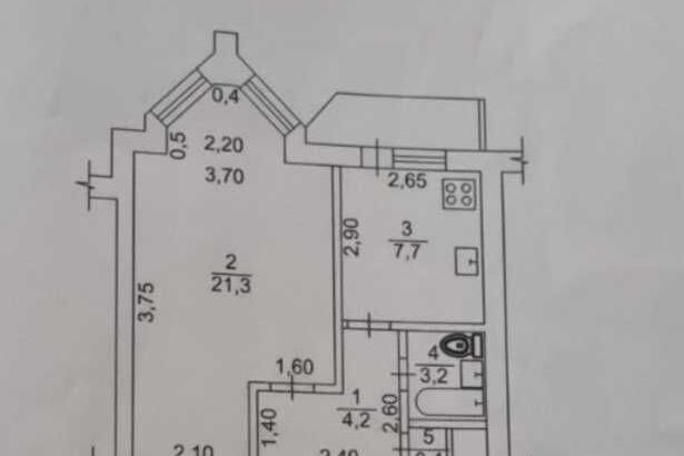Продажа квартиры Харьков, Гагарина, 39м²
