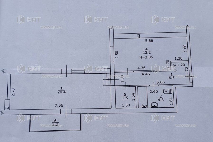 Продажа квартиры Харьков, Павлово Поле, 50м²