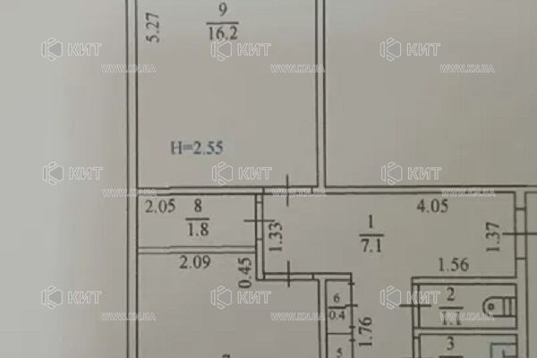 Продажа квартиры Харьков, Гагарина, Спортивная, Защитников, 51м²