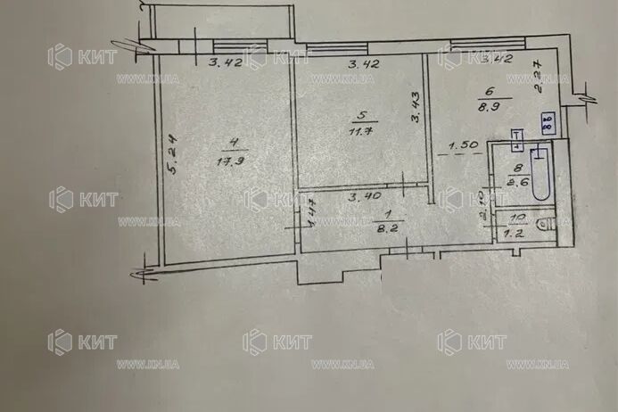 Продаж квартири Харків, Спорт.Гагар.Повст., 51м²