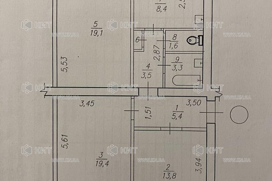 Продаж квартири Харків, Центр, 75м²