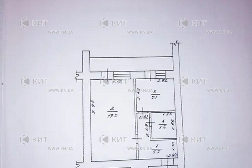 Продаж квартири Харків, Одеська, Основа, 38.5м²