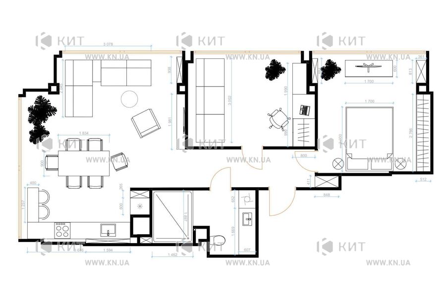 Продаж квартири Харків, Гагаріна, 84м²