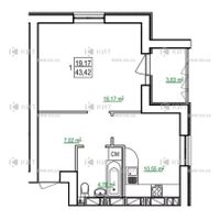 Продажа квартиры Харьков, Холодная гора, 43м²
