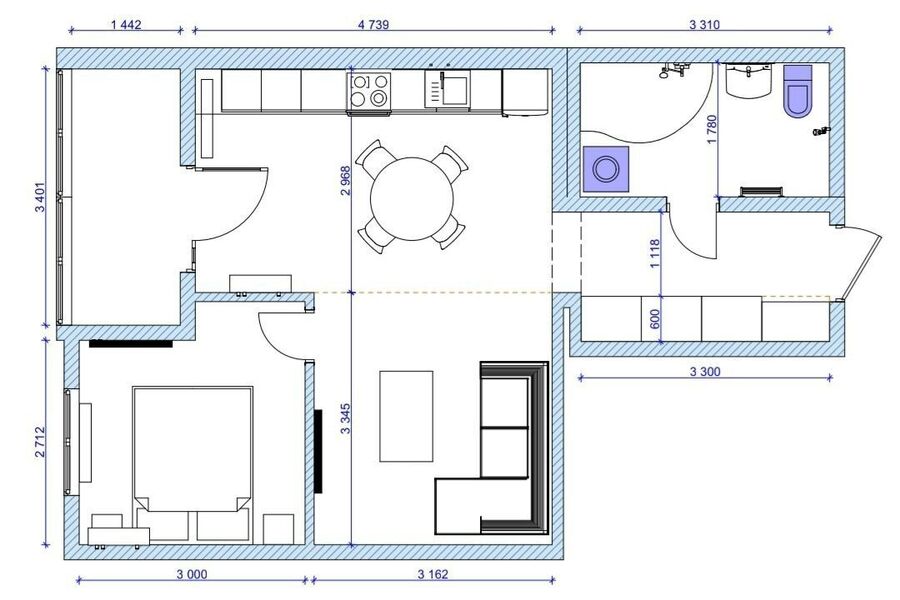 Продажа квартиры Харьков, Алексеевка, 47м²