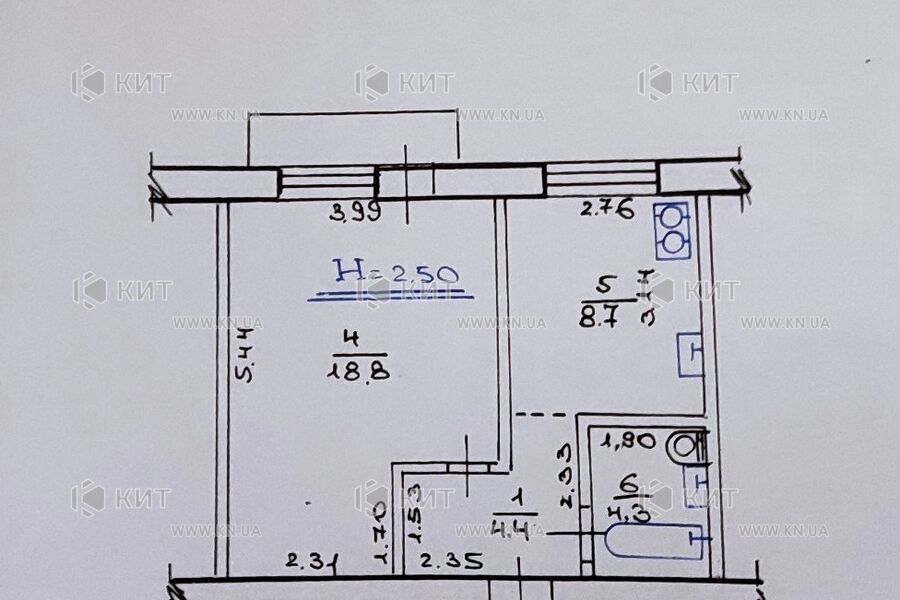 Продажа квартиры Харьков, Одесская, 38м²