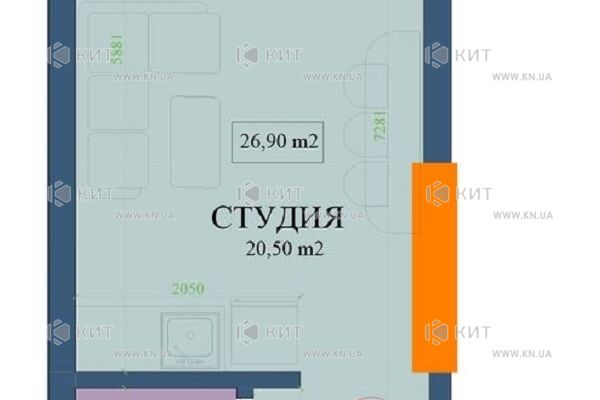 Продажа квартиры Харьков, Центр, 27м²