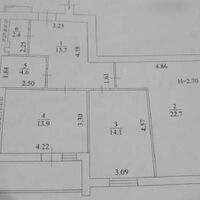 Продаж квартири Харків, ХТЗ, Рогань, 73.13м²