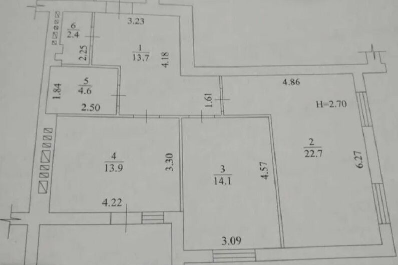 Продаж квартири Харків, ХТЗ, Рогань, 73.13м²