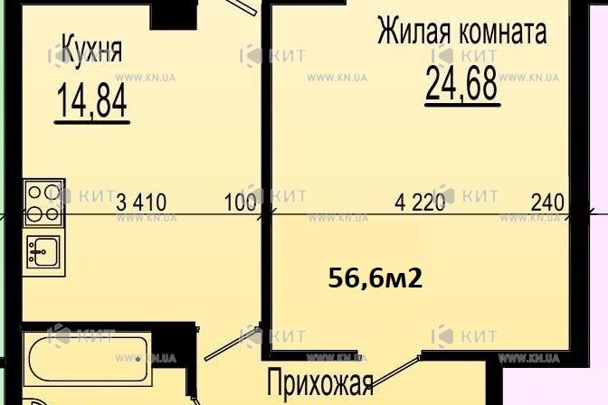 Продаж квартири Харків, Клочківська, 56м²