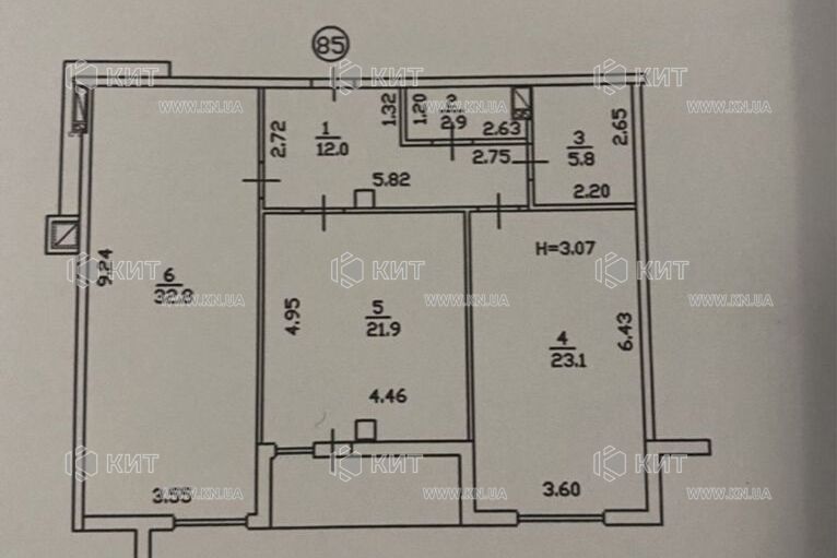 Продаж квартири Харків, Наукова, 103м²