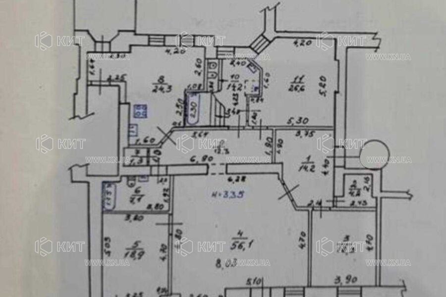 Продаж квартири Харків, Центр, 204м²