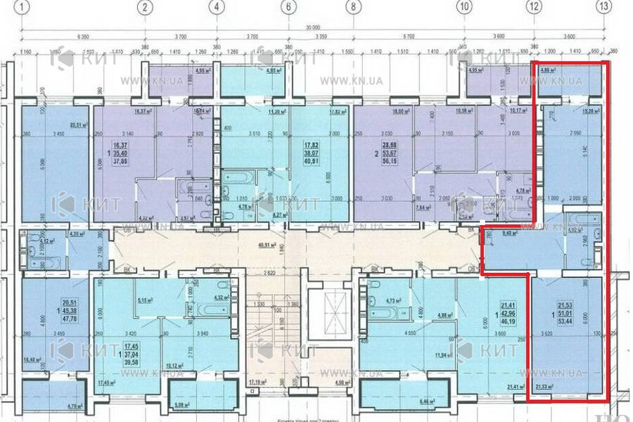 Продажа квартиры Харьков, Салтовка, 53м²