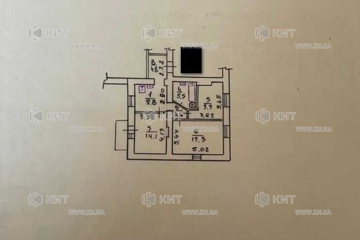 Продаж квартири Харків, Гагаріна, Спортивна, Захисників, 65м²