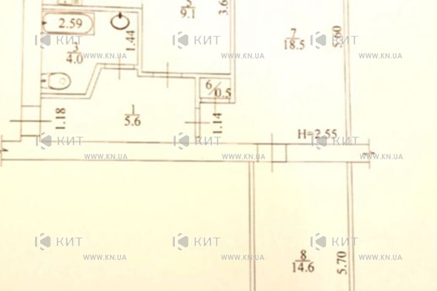 Продажа квартиры Харьков, Гагарина, 58м²