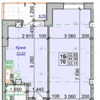 Продаж квартири Харків, Гагаріна, Спортивна, Захисників, 53.11м²