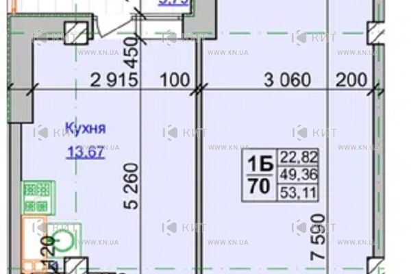 Продаж квартири Харків, Гагаріна, Спортивна, Захисників, 53.11м²