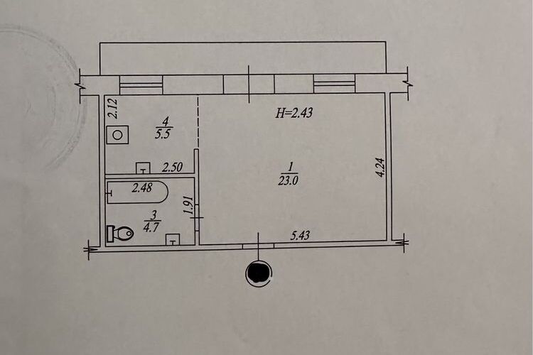 Продажа квартиры Харьков, Гагарина, Спортивная, Защитников, 35.5м²