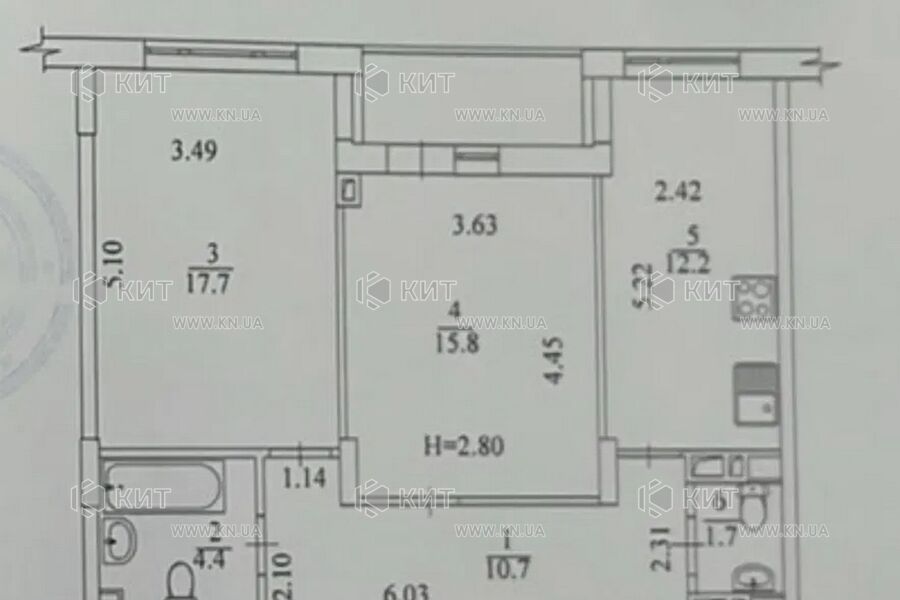 Продажа квартиры Харьков, Новые дома, 65м²