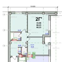 Продаж квартири Харків, Гагаріна, Спортивна, Захисників, 68.2м²