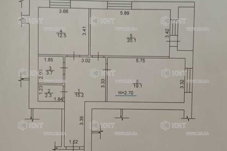 Продаж квартири Харків, Олексіївка, 74м²