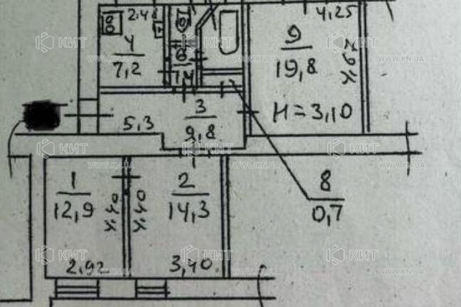 Продаж квартири Харків, Наукова, 72м²