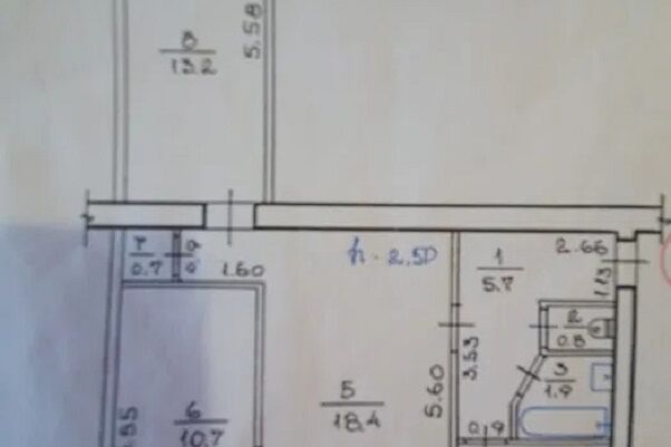 Продаж квартири Харків, Одеська, 57м²