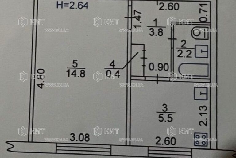 Продажа квартиры Харьков, Павлово Поле, 27м²