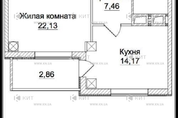 Продаж квартири Харків, Салтівка, 656 мрн., 52м²