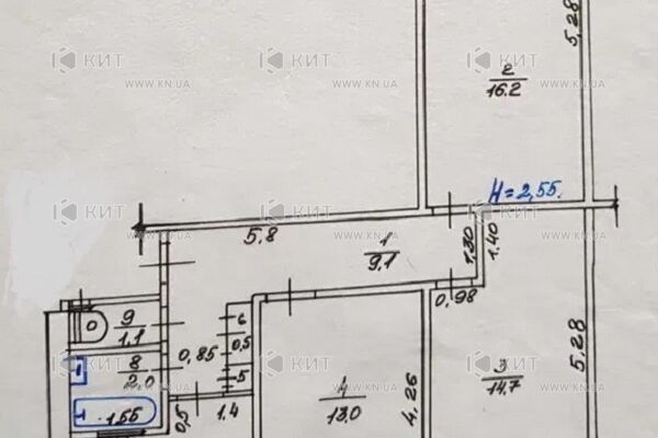 Продажа квартиры Харьков, Гагарина, Спортивная, Защитников, 65м²