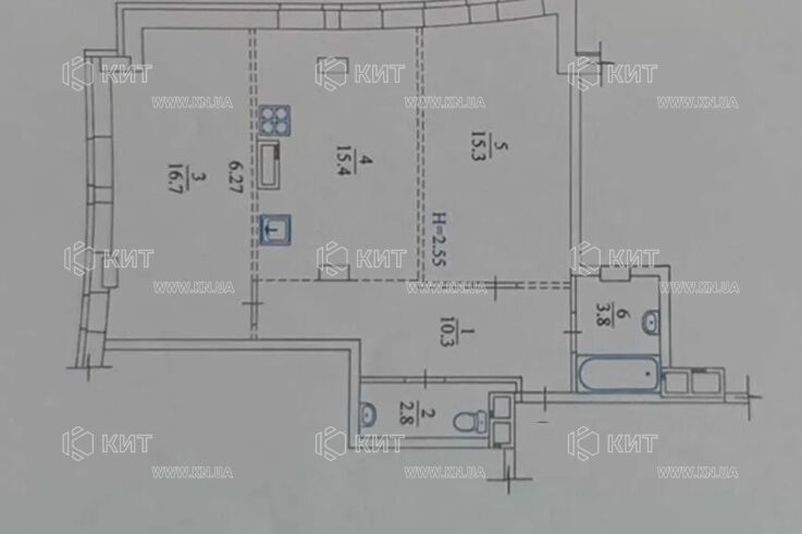 Продаж квартири Харків, Північна Салтівка, 65м²
