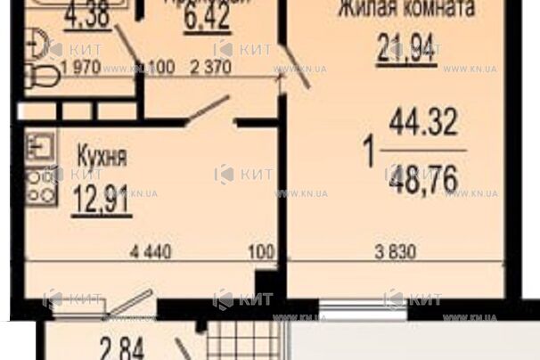 Продажа квартиры Харьков, Клочковская, 48м²