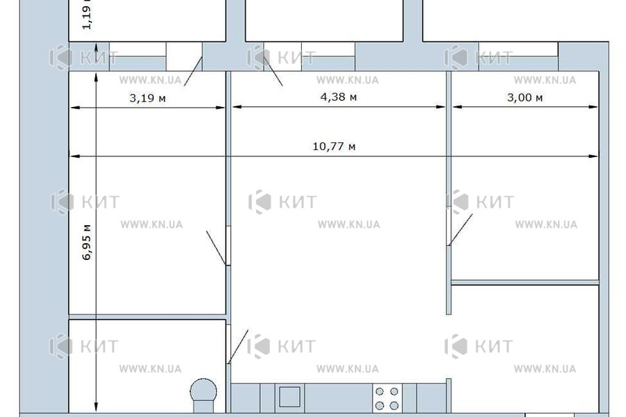 Продаж квартири Харків, Салтівка, 616 мрн., 81м²